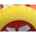 cheap 400-8 spoke style pu foam wheel for wheelbarrow Saudi Arabia market